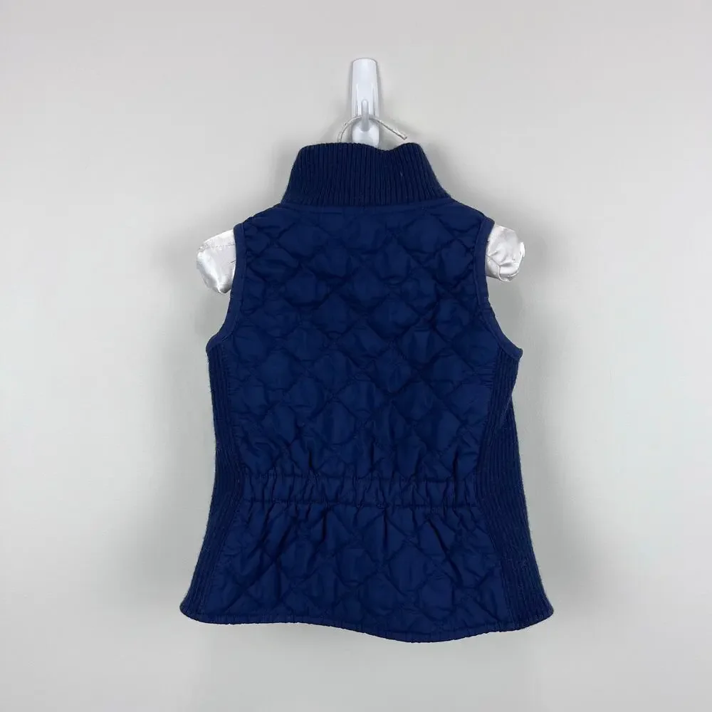 Ralph Lauren Navy Blue Quilted Equestrian Vest 3T
